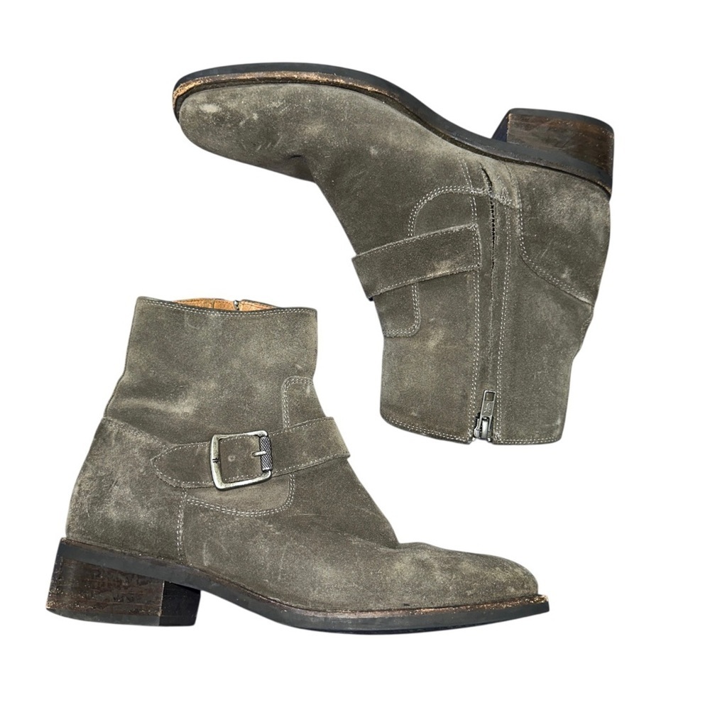 Frye Men's Chukka Boots - Olive Suede